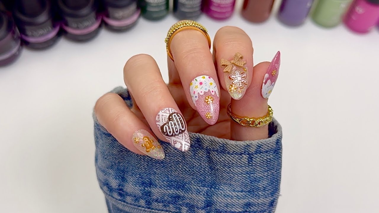 How To: Reverse Nail Stamping Tips & Tricks 💅🏻  | Cute Winter Dessert Nails | Simple Nail Art