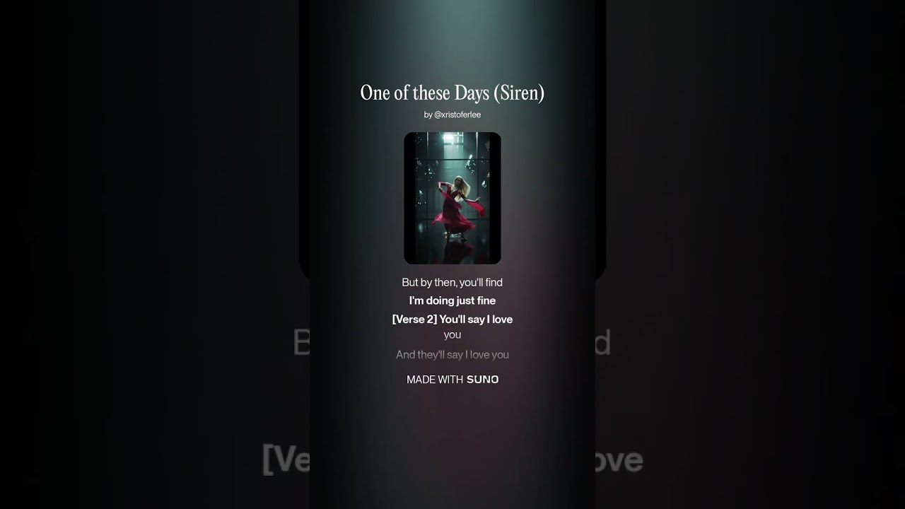 One of these Days (Siren)
