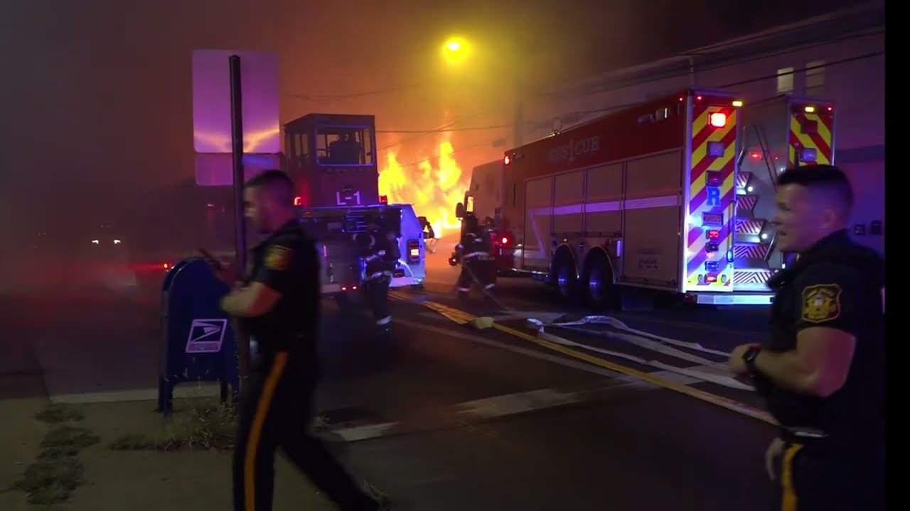 RAW scene footage: North Olden  Ave fatal 3 alarm fire