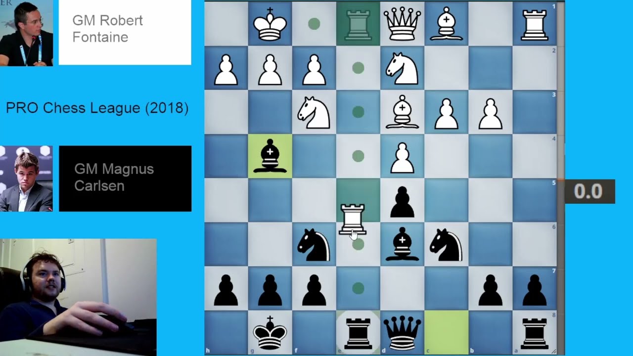 [CHESS] French Defence (Exchange Variation 3. Bd3 Move Order) | Fontaine - Carlsen 2018
