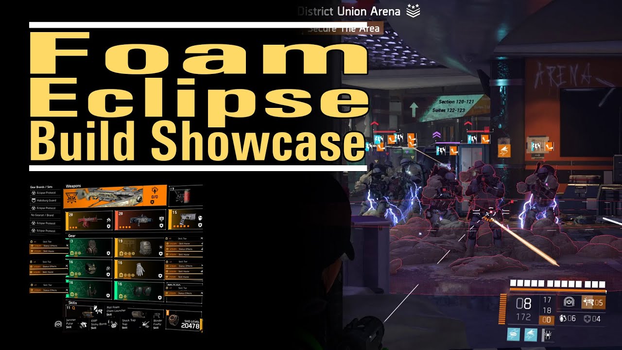 Foam Eclipse - Build Showcase - Shoot white stuff all over legendaries - The Division 2