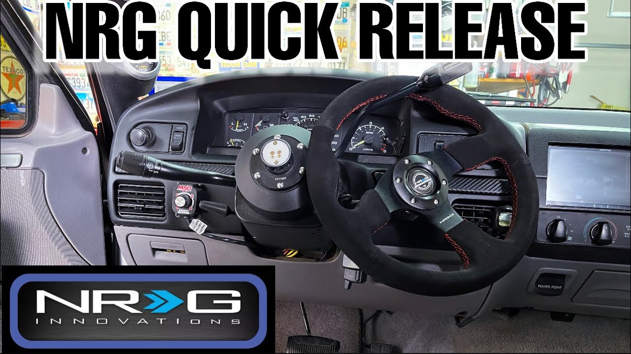 NRG COMPLETE INSTALL GUIDE FOR QUICK RELEASE STEERING WHEEL. 92-97 Ford f-150, Broncos, Mustangs