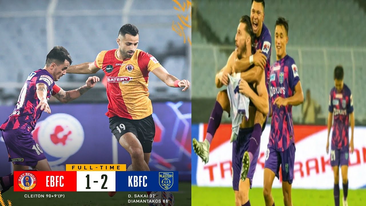 East Bengal VC Kerala Blasters Highlights, ABFC 1-2 CFFC, ISL