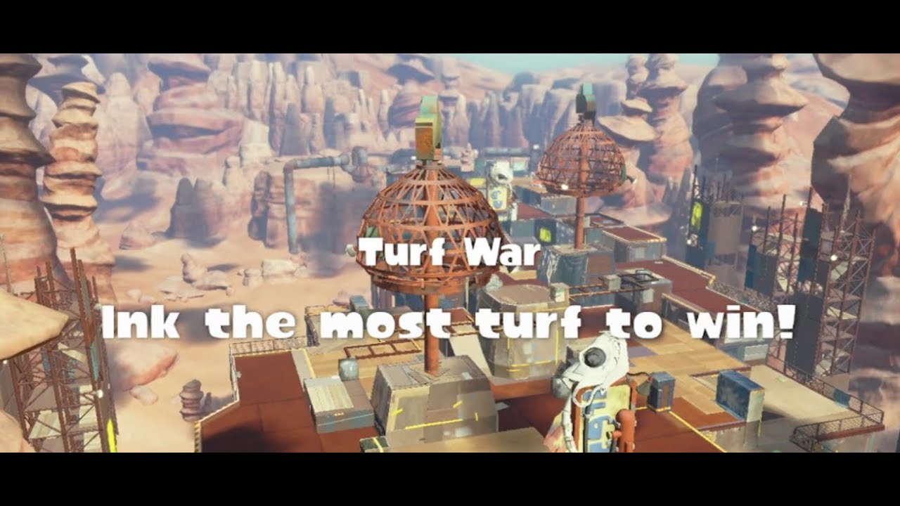 Splatoon 3 Scorch Gorge stage ported in Splatoon Wii U!