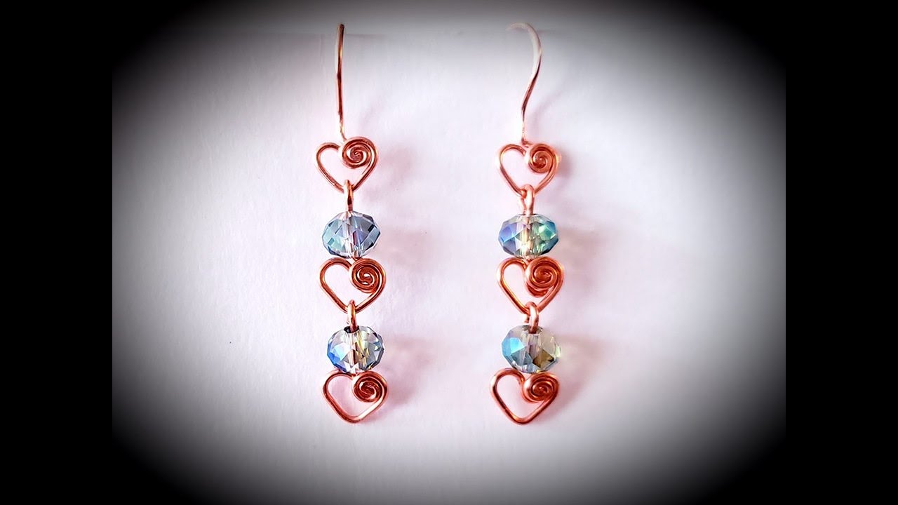 Delicate Heart Ear Wires - Cheryl St.Pierre of Majestic Wire Artworks