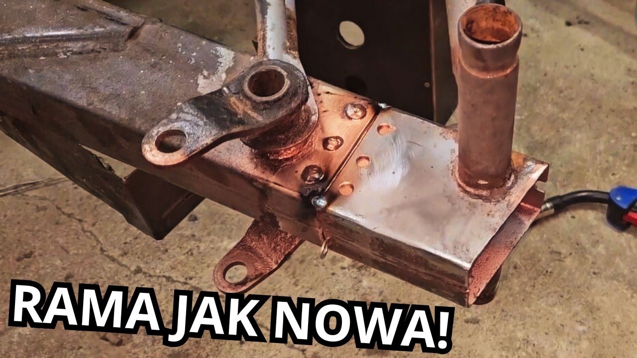 #3 👑 MZ ETZ 500 ROTAX - Rama została naprawiona! 😎