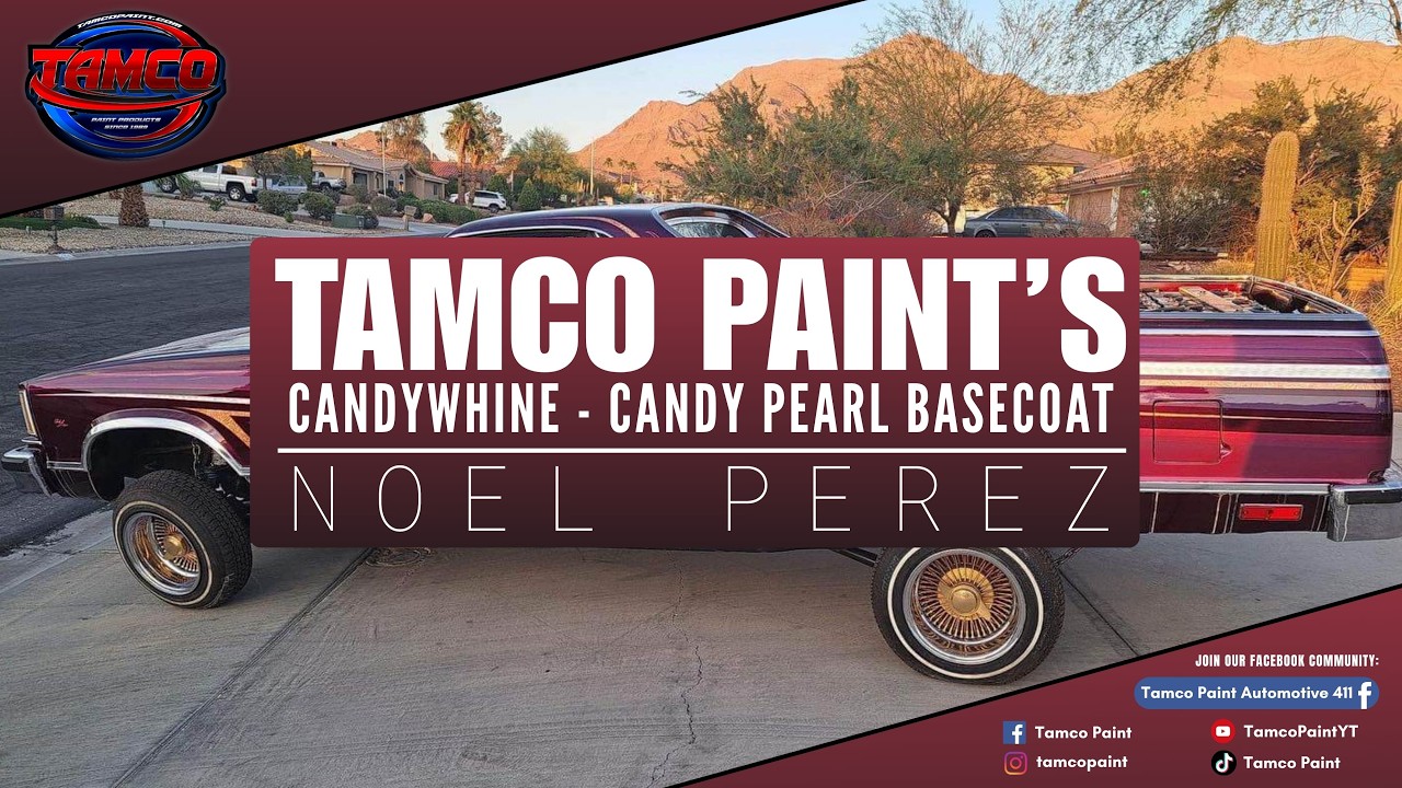 Tamco Paint's Custom Candy - Candywhine Candy Pearl Basecoat painted by Noel Perez