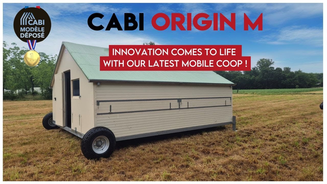 ENGLISH : CABI ORIGIN M : The professional portable chicken coop for frequent movement.