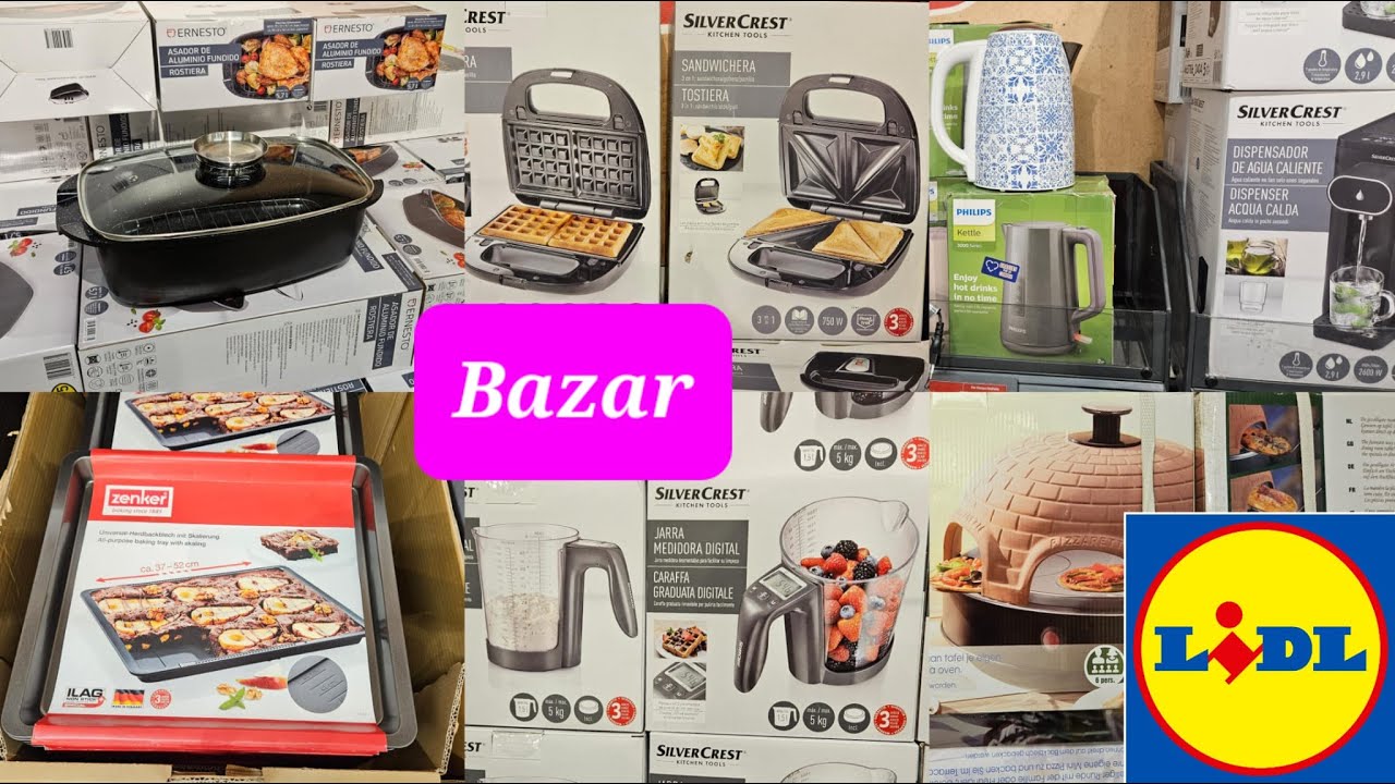 Lidl BAZAR Novedades Electrodomésticos Factori CHOLLOS para Casa Todo para Cocina Menaje Accesorios