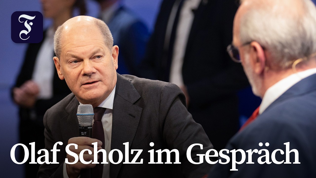 Interview: Olaf Scholz zu Gast bei „Fragen an die Spitzenkandidaten“ | F.A.Z.