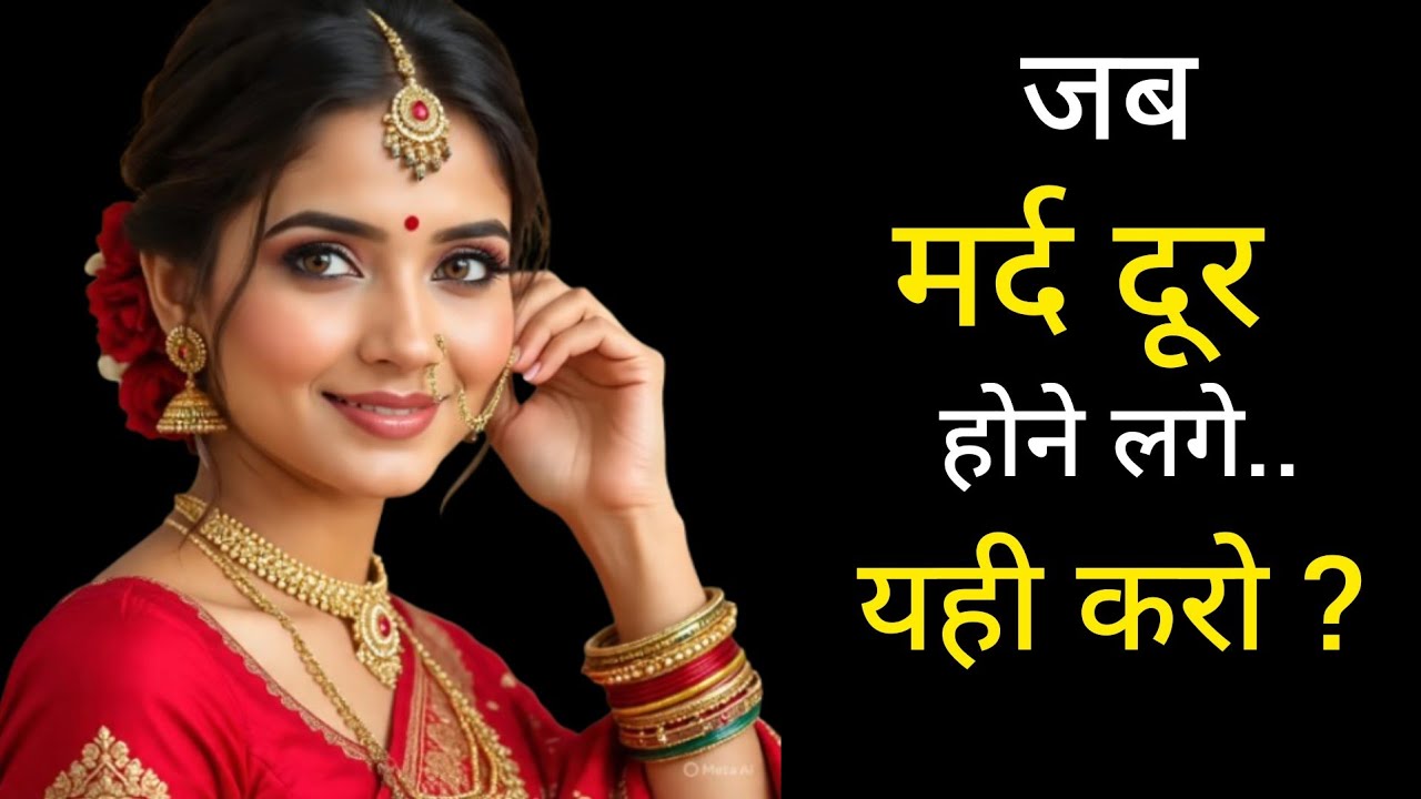 जब मर्द दूर होने लगे, यही करो | रिश्तों का कड़वा लेकिन सच्चा सच।Female Psychology 