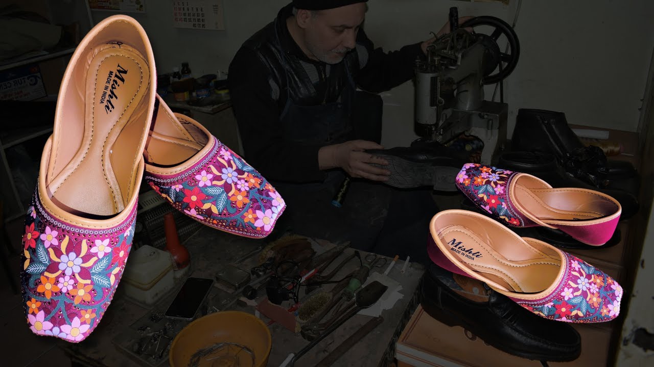Handmade Leather Shoes Making | Traditional Shoe Making Step by Step Process