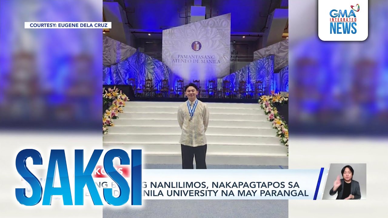 Dating batang nanlilimos, nakapagtapos sa Ateneo de Manila University na may parangal | Saksi