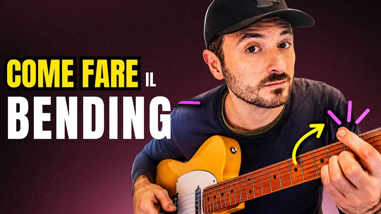 Come si fa il bending sulla chitarra - lezione ed esercizi per chi inizia con Vince Carpentieri