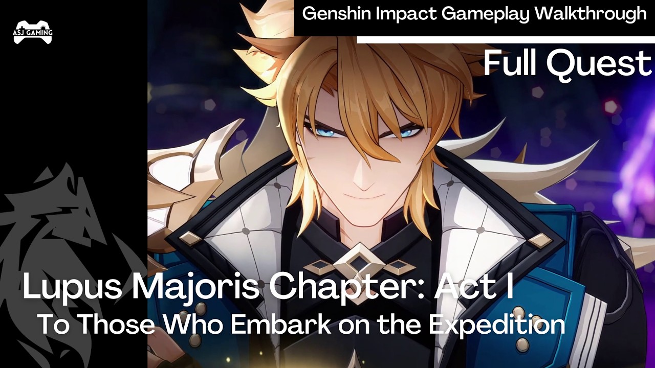 Varka's Story Quest, Lupus Majoris Chapter Act 1 | Genshin Impact | ASJ Gaming