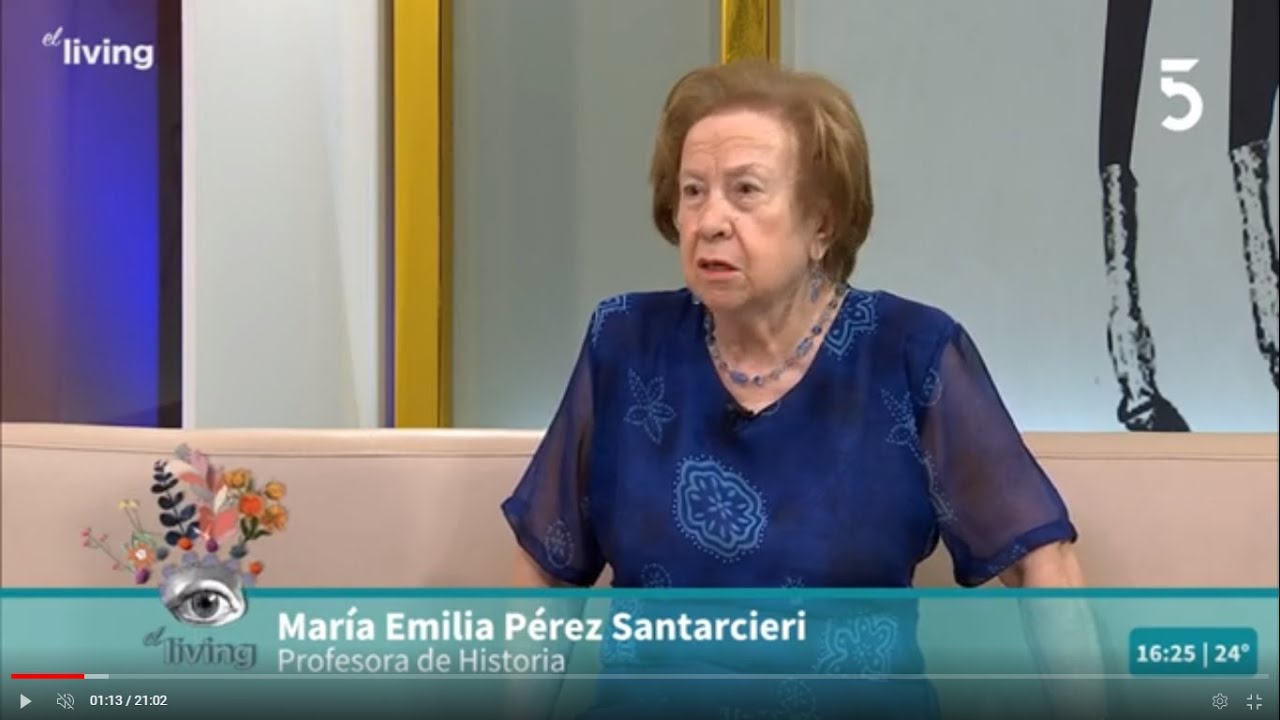 Recibimos a la María Emilia Pérez , profesora de historia y Pta.de la comisión Nomenclátor de la IM