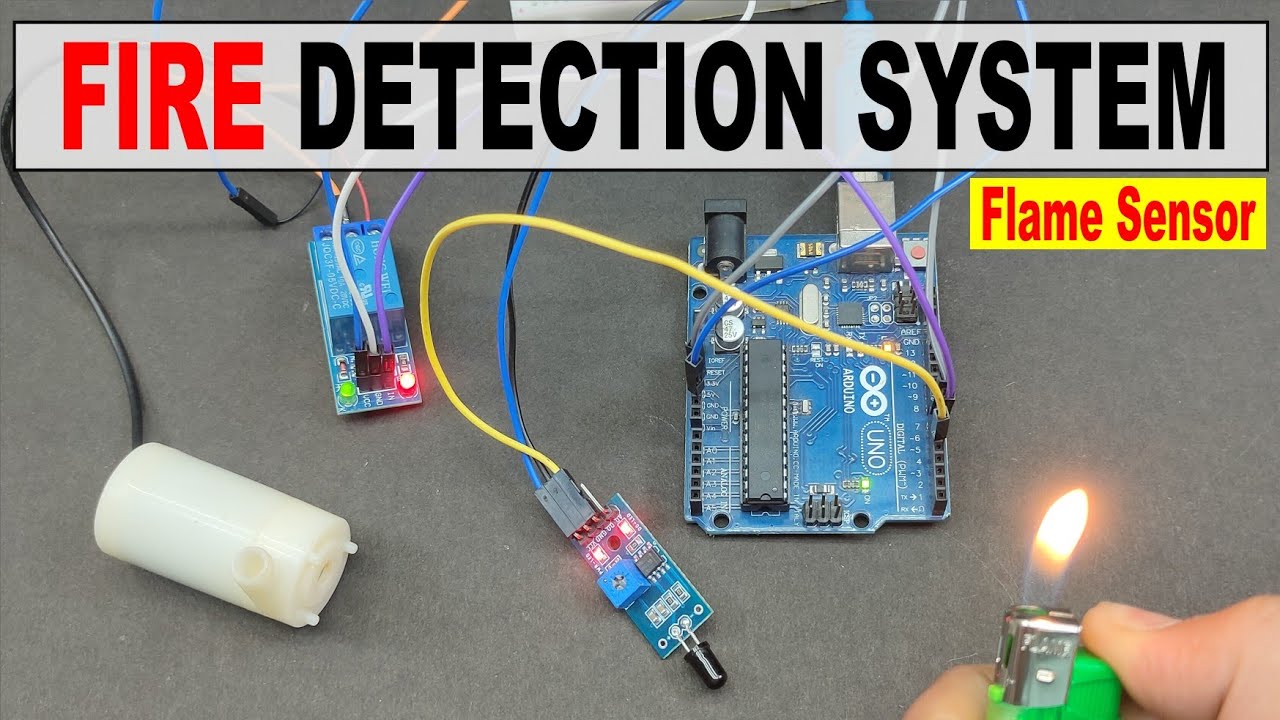 How to use Flame Sensor with Arduino | Fire Detection System 🔥