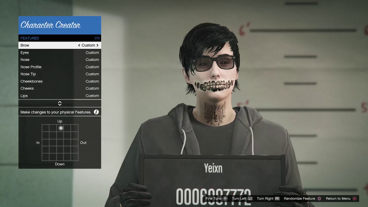 Pale Tryhard Character Creation GTA V