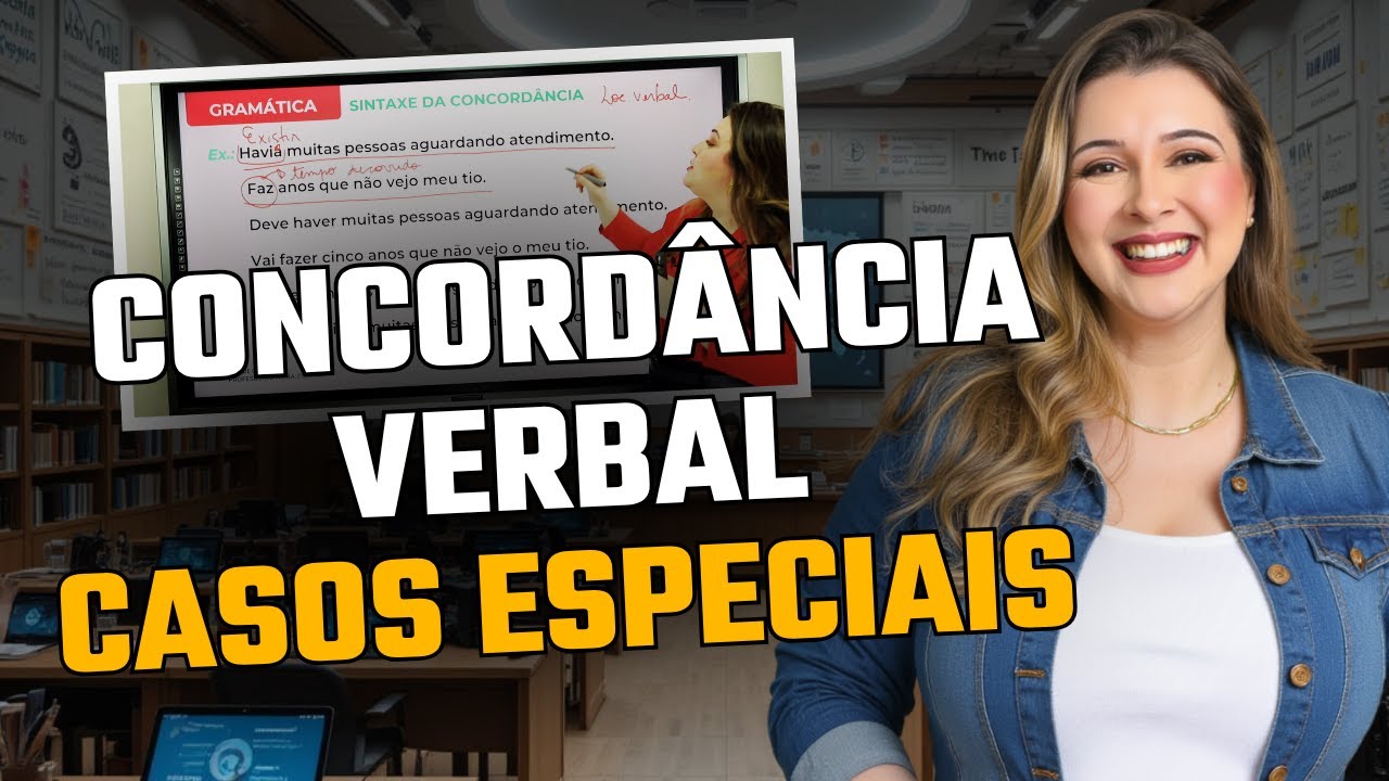 CONCORDÂNCIA VERBAL: CASOS ESPECIAIS - Professora Pamba