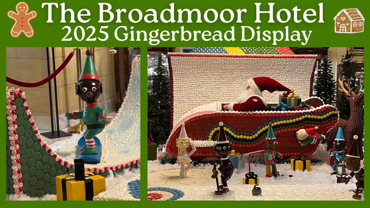 The Broadmoor Resort Gingerbread Display (2025) 🎄 | Colorado Springs, CO