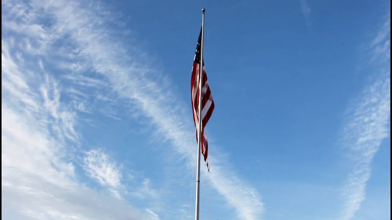 Morning Colors USMC style at Parris Island