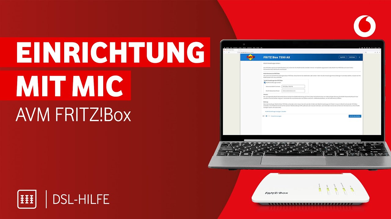 AVM FRITZ!Box einrichten: So einfach geht´s mit Modeminstallationscode (MIC)
