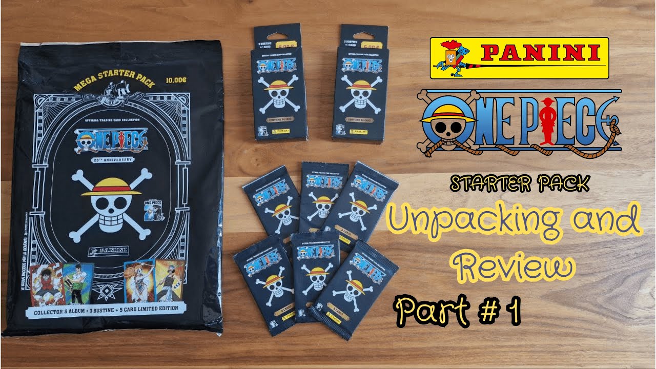 PANINI ONE PIECE 25th ANNIVERSARY: Traiding Cards Unboxing & Review 
