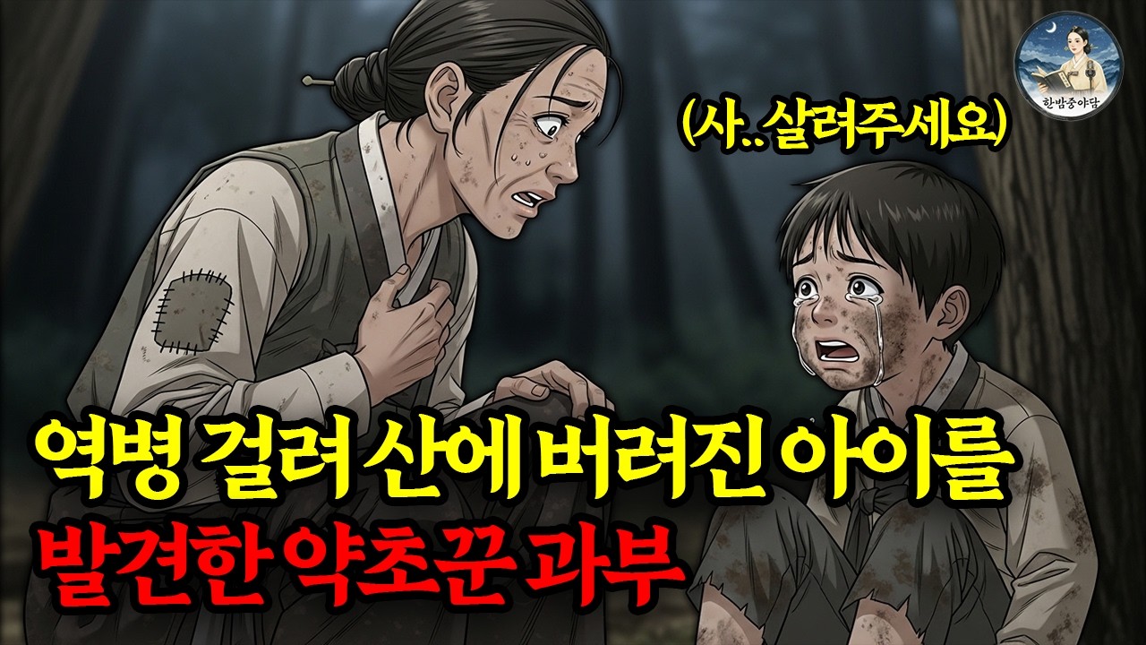 역병 걸려 산에 버려진 아이를 주워온 쫓겨난 과부 근데 이 아이 정체가 심상치 않다?