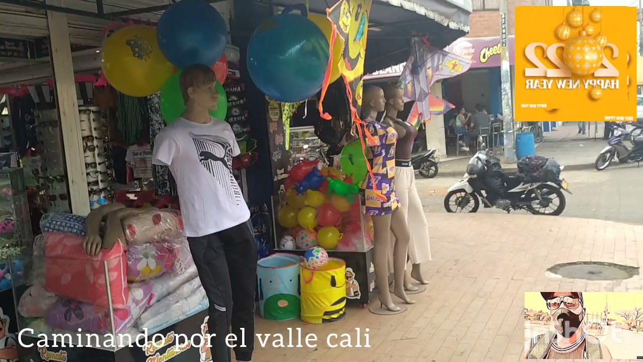 caminando por el barrio popular cali