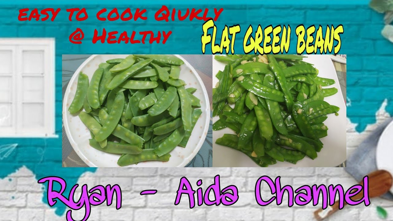 How to cook Flat Green Beans / Fast, Easy to Cook & healthy vegetable