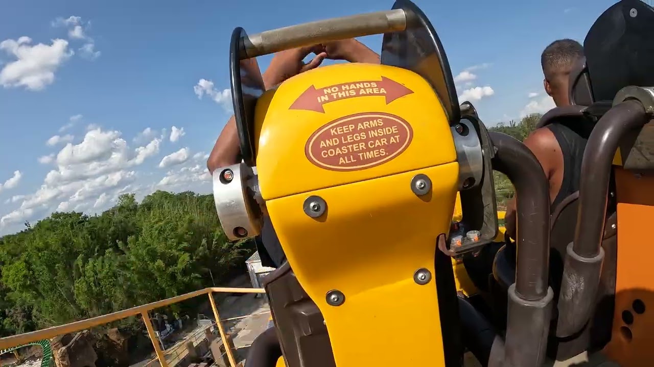 Cheetah Hunt Back Row Busch Gardens Tampa Bay 2025