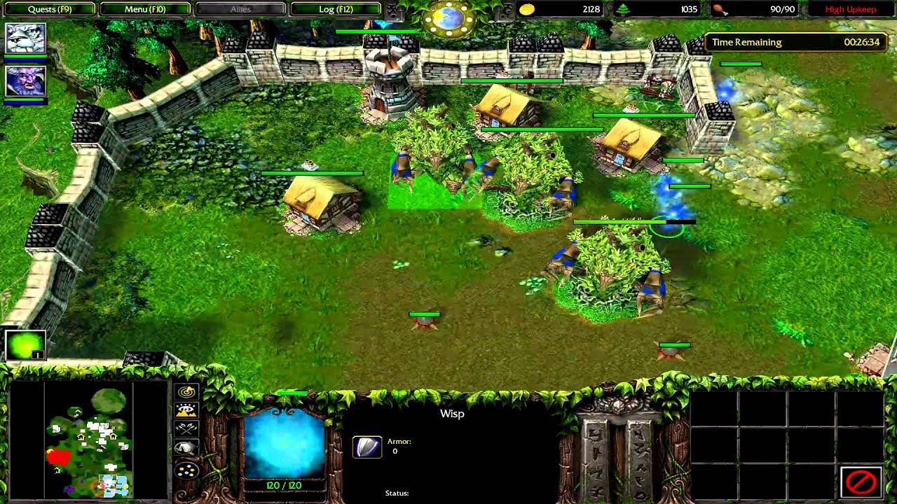 Warcraft 3 Twilight of the Gods Hard mode Defending Jaina's base