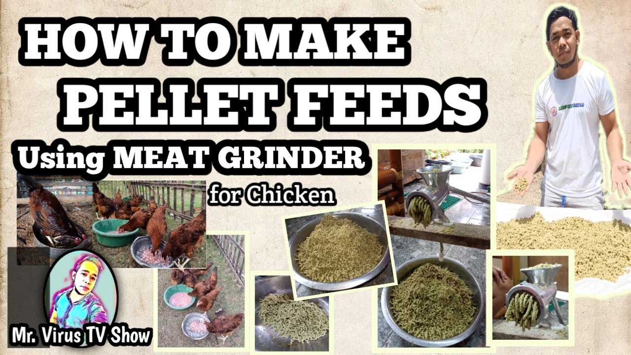 How to make pellet feeds using Meat Grinder