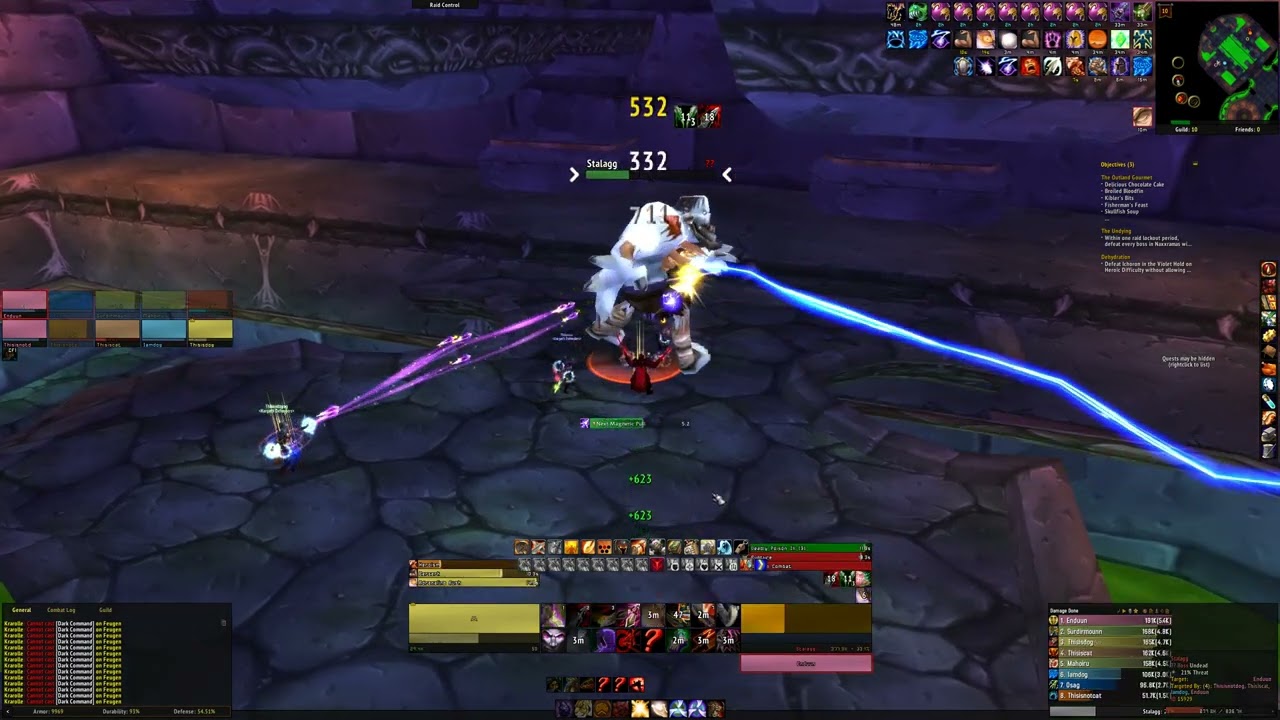 Naxxramas 10 Man Thaddius- Azerothcore Playerbots