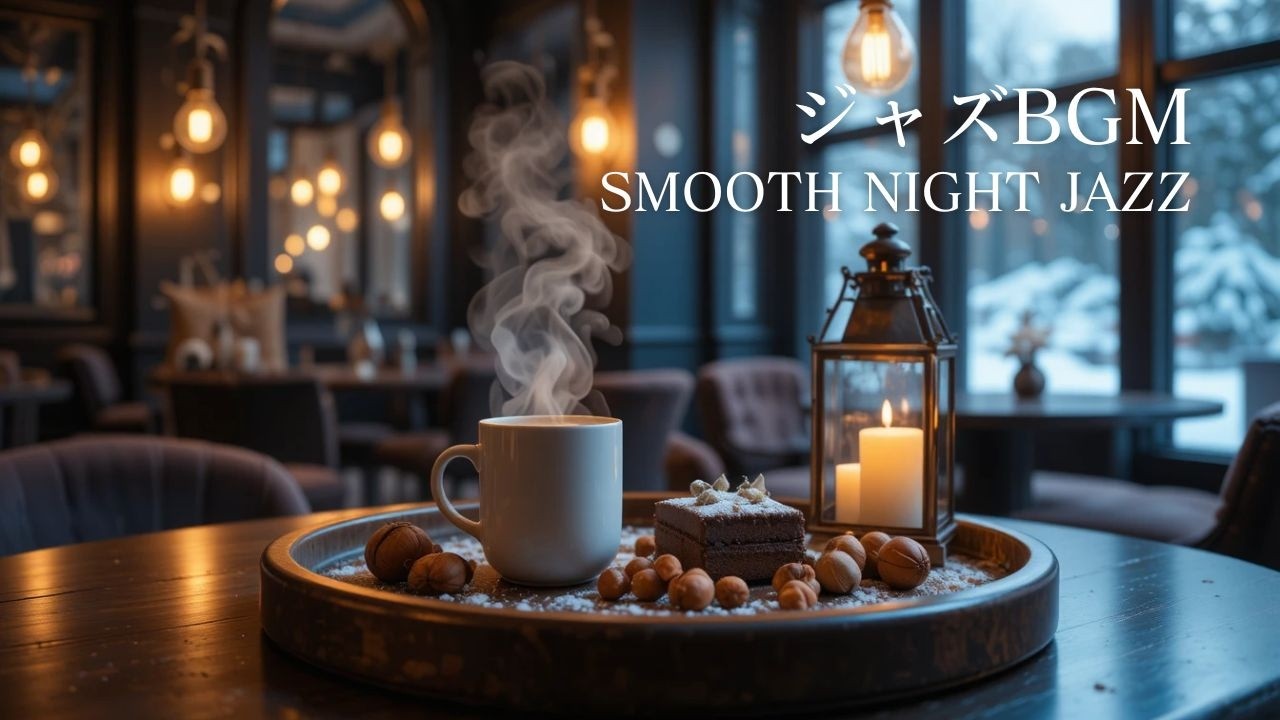 【ジャズBGM】静寂な夜カフェを彩るジャズ｜Calm Night Café Jazz for Relax
