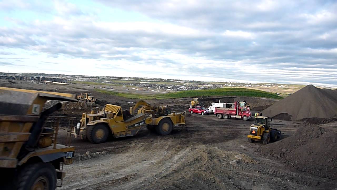 Right of Way and Who Doesn't Have It - Cat 657 Scrapers