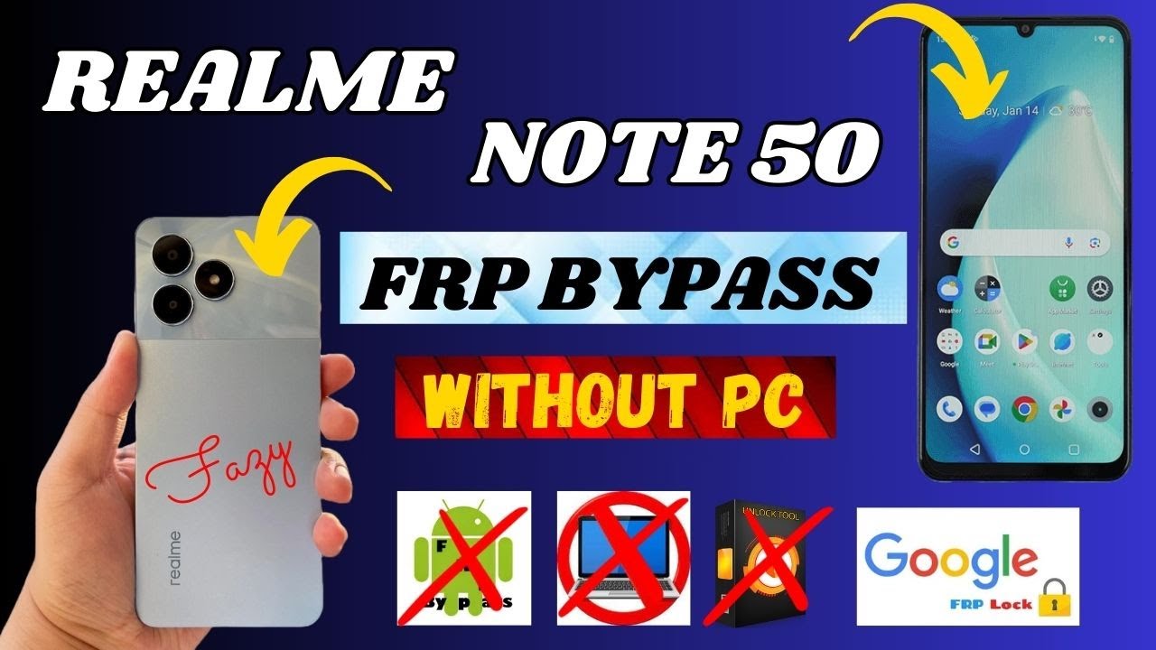 Realme Note 50 Frp bypass without pc || All Oppo/Realme Andriod 13 Frp Bypass