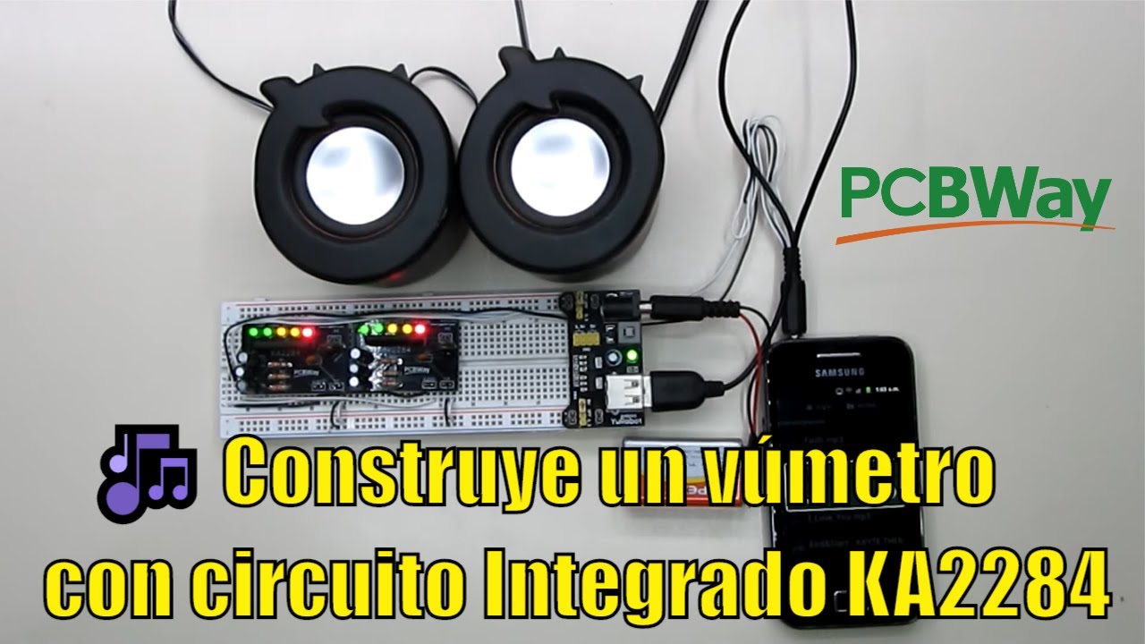 🎶 Construye un vúmetro con circuito Integrado KA2284 (Incluye Circuito Impreso)