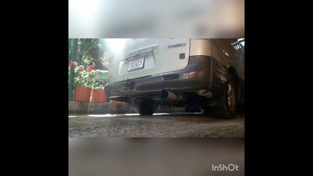 Hyundai Starex, diesel cold start compilation.