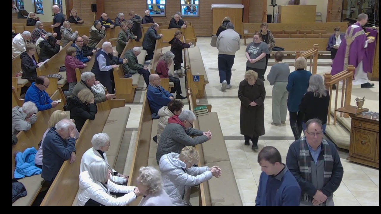 2/18/26 at 8 AM Ash Wednesday Mass