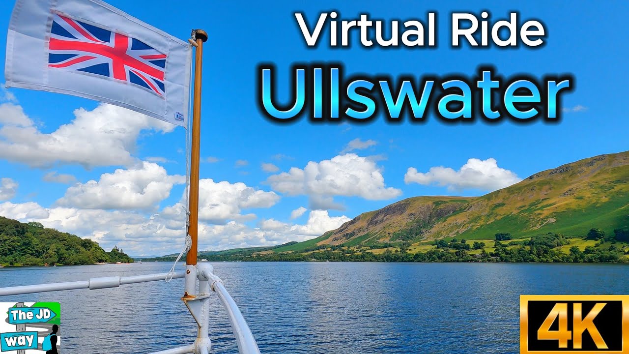 Ullswater Steamer Boat Ride Front Seat - Glenridding to Pooley Bridge - Full Journey - The JD Way