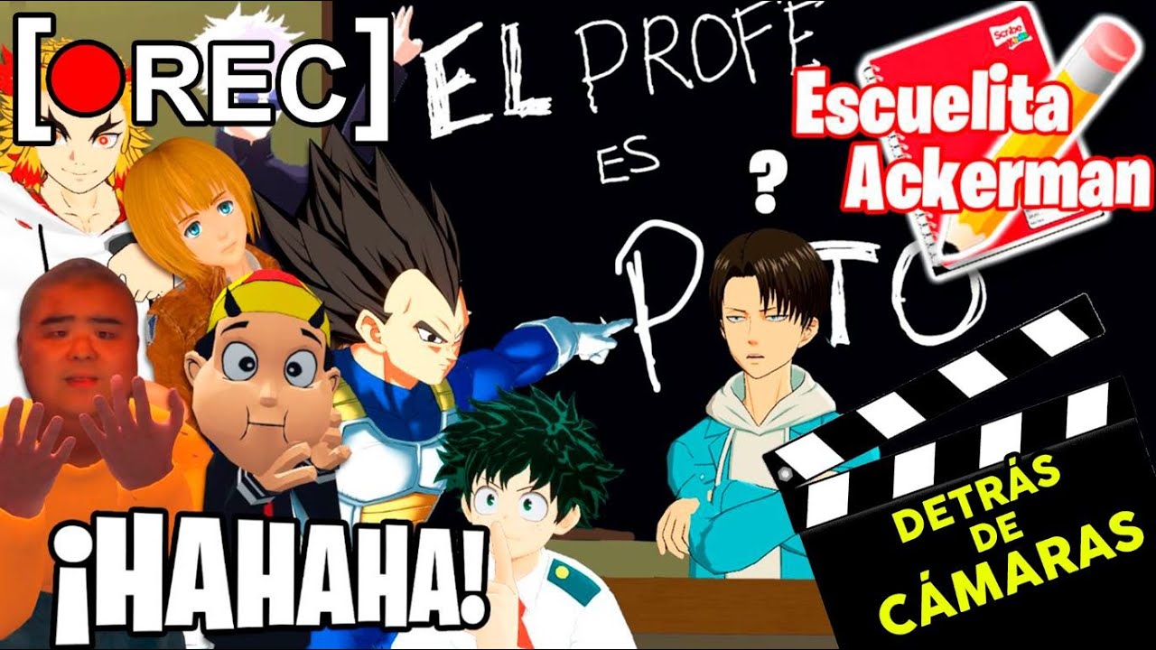 La Escuelita Ackerman con Levi 10 | VRCHAT (DETRÁS DE CÁMARAS)