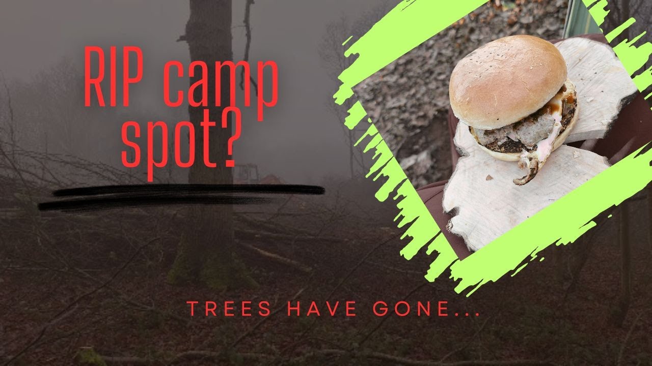 RIP camp spot #2? Breakfast while feeling exposed...oooh-err..
