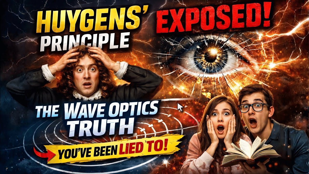 Huygens’ Principle EXPOSED | The Wave Optics Truth Class 12 Students Miss