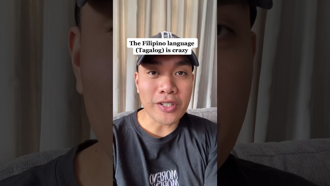The craziest thing about the Tagalog (Filipino language)
