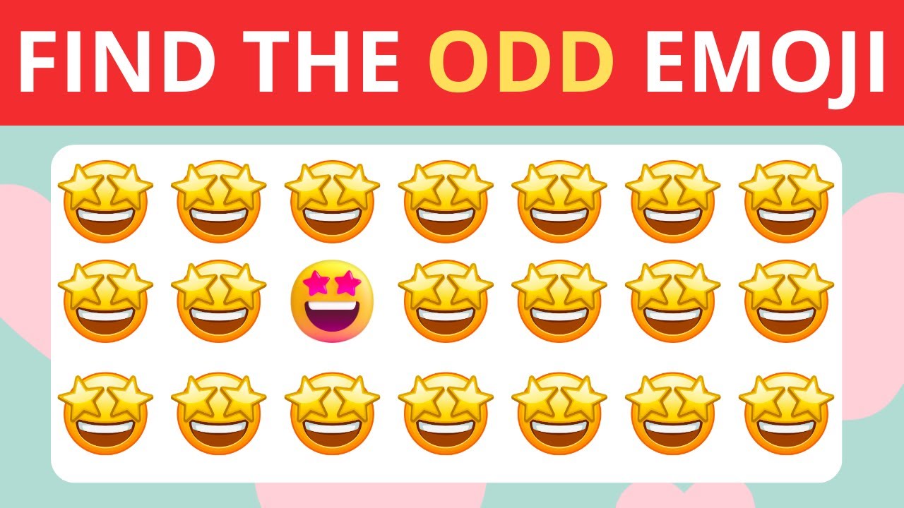 Find the ODD One Out | Emoji Quiz 🦁 | Easy, Medium and Hard