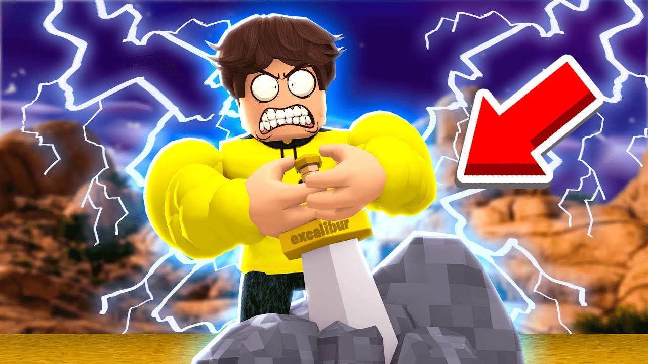 Trek Het Zwaard In Roblox!