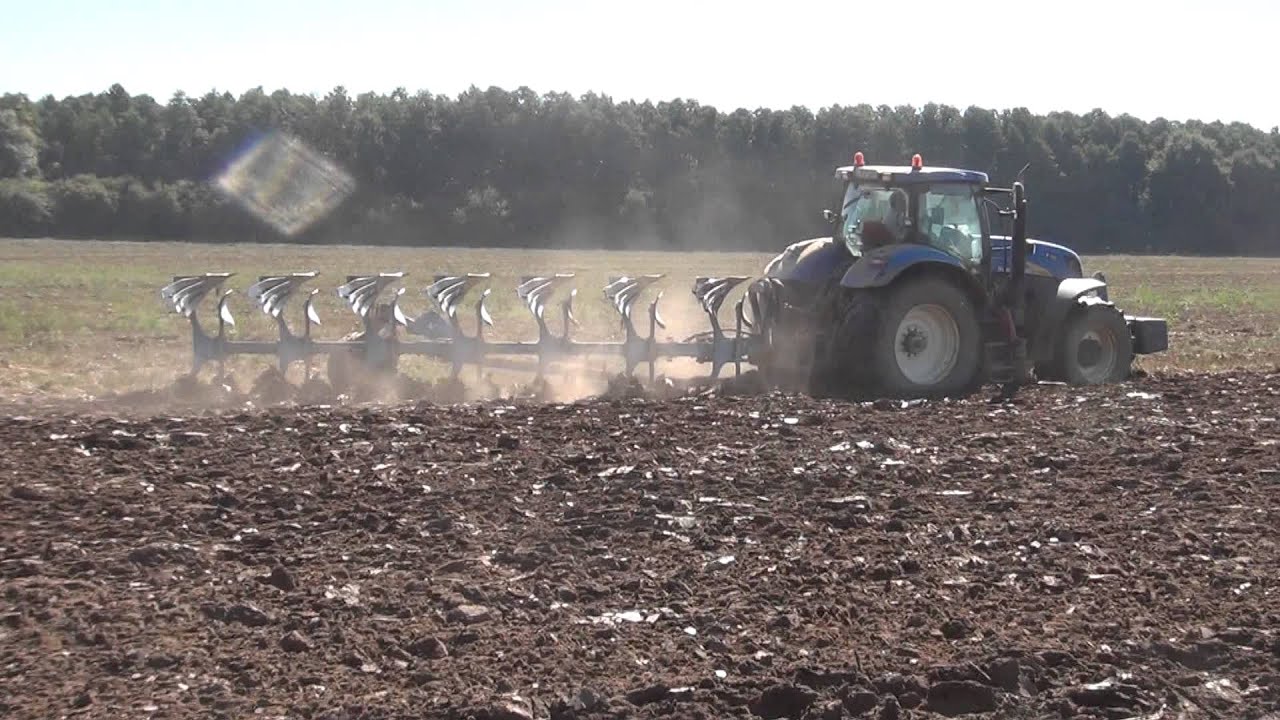 Szántás New Holland T7050 & Lemken Vari Tansanit