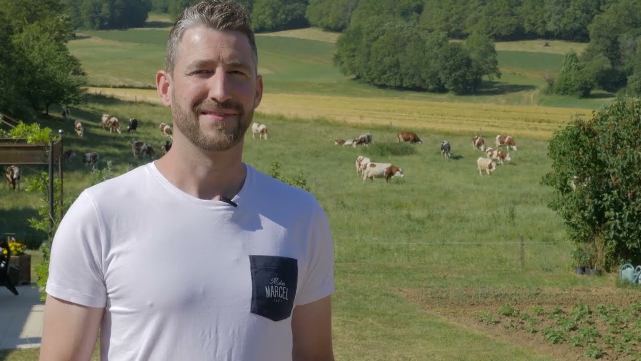Fromagerie Delin: l'alimentation des vaches laitières par Fabien, producteur de lait