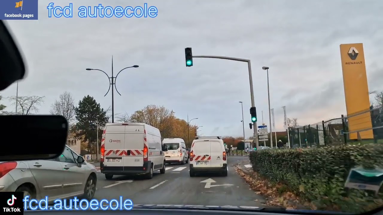 25 ème cours de conduite avec mon élève lyamenne